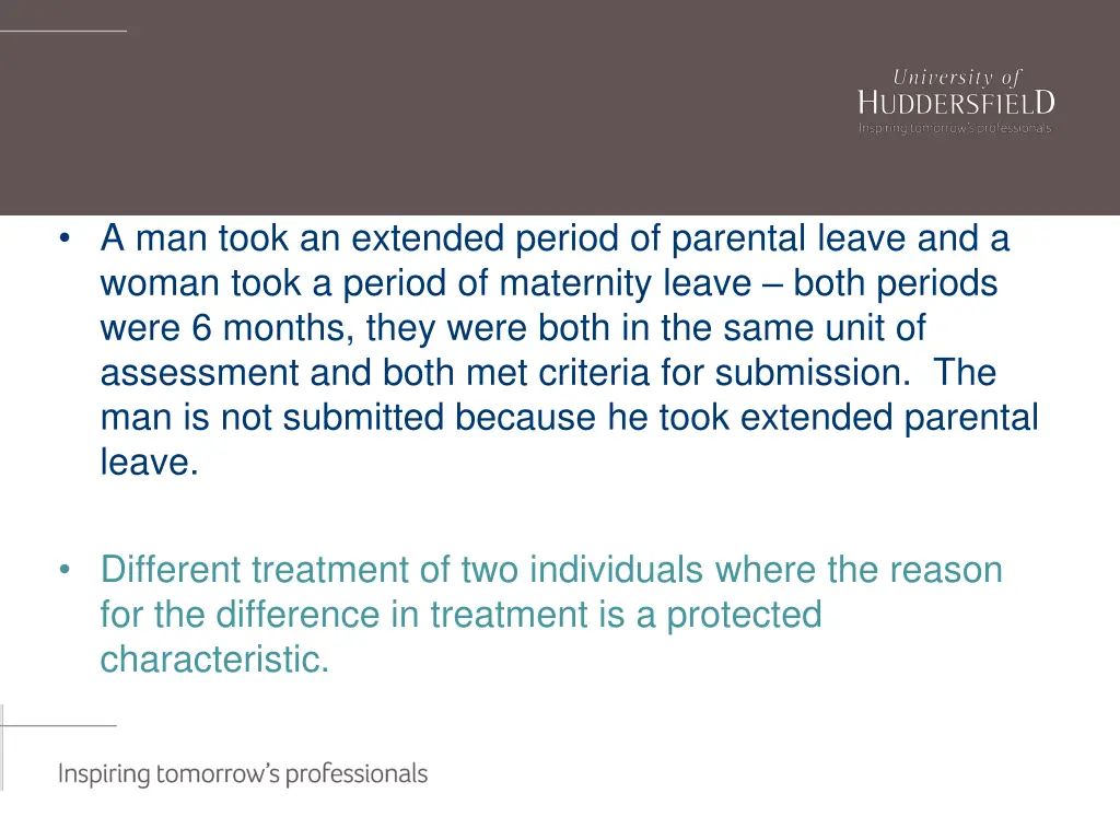 a man took an extended period of parental leave