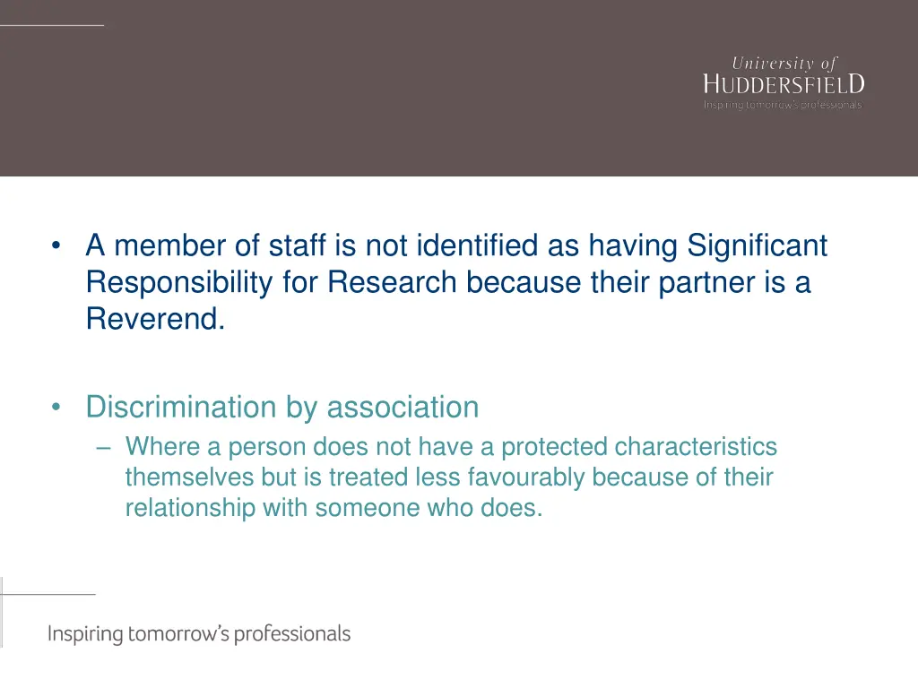 a member of staff is not identified as having 2