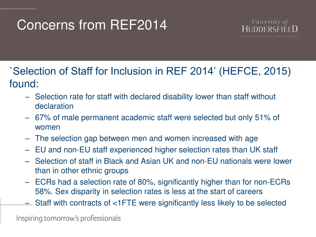 concerns from ref2014