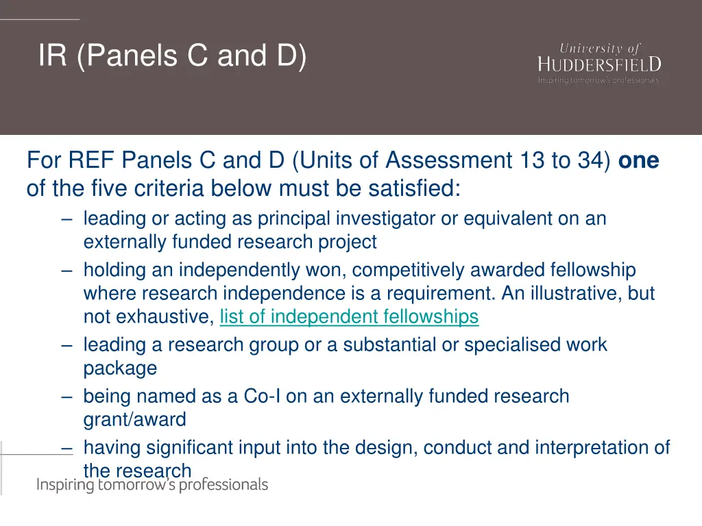 ir panels c and d