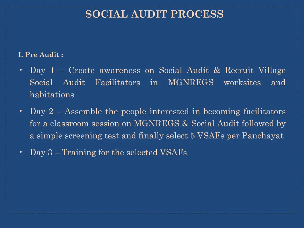 social audit process