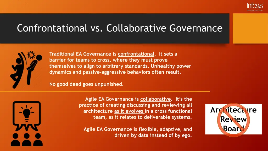 confrontational vs collaborative governance