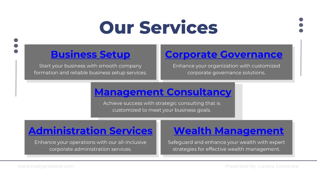 our services