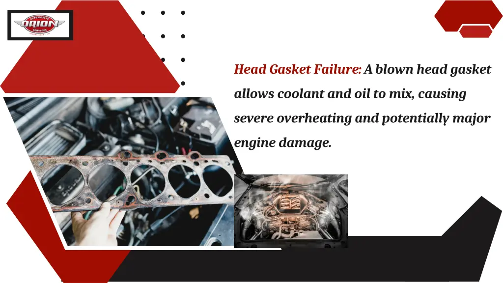 head gasket failure a blown head gasket