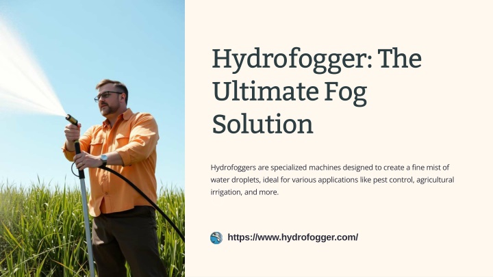 hydrofogger the ultimate fog solution