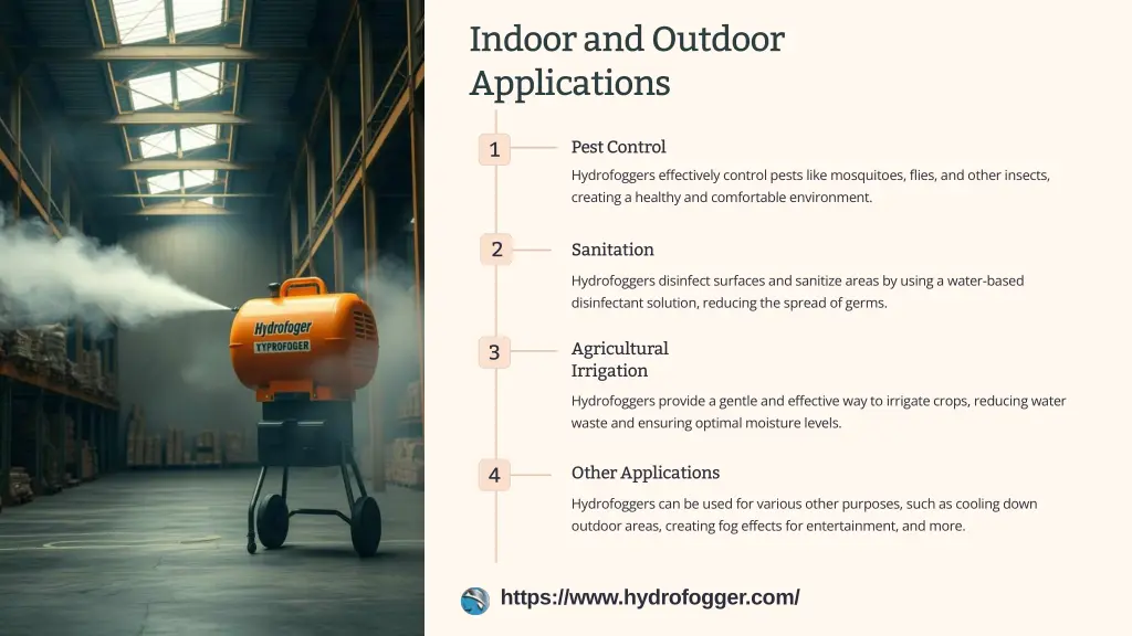 indoor and outdoor applications