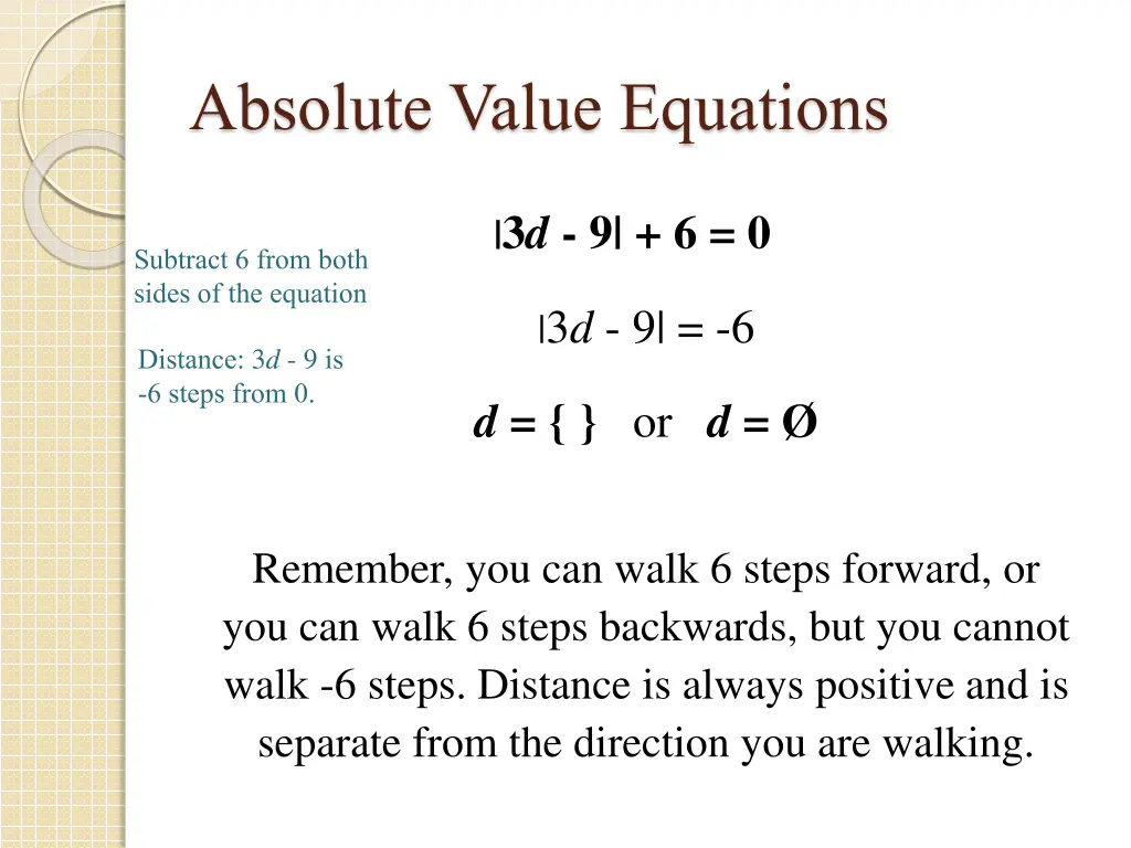 absolute value equations 7