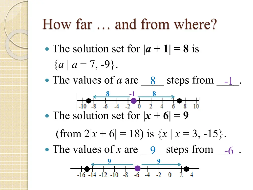 how far and from where 9