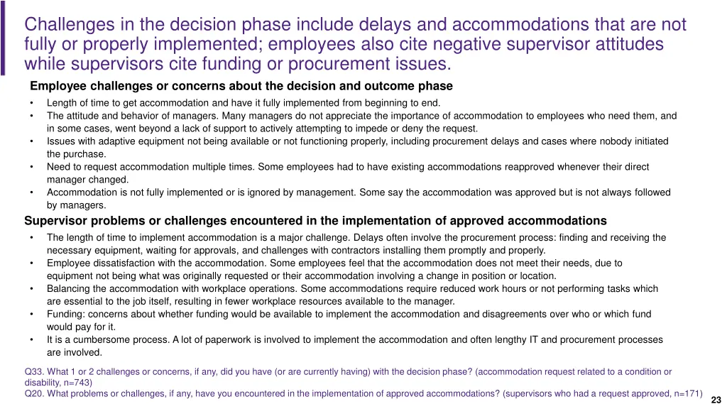 challenges in the decision phase include delays