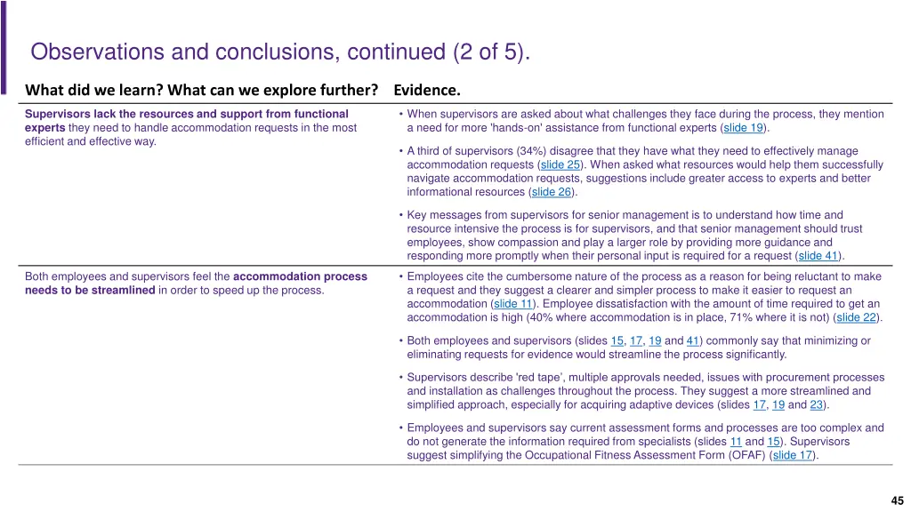 observations and conclusions continued 2 of 5