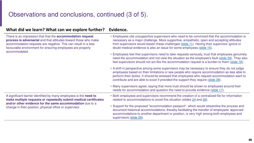 observations and conclusions continued 3 of 5