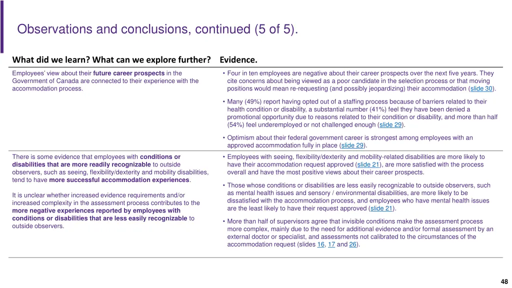 observations and conclusions continued 5 of 5