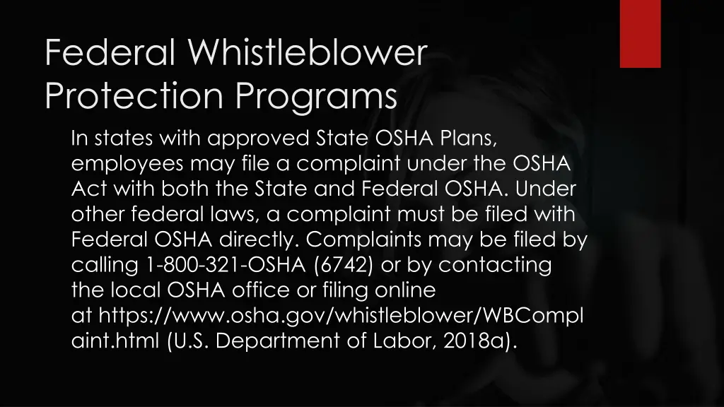 federal whistleblower protection programs 2