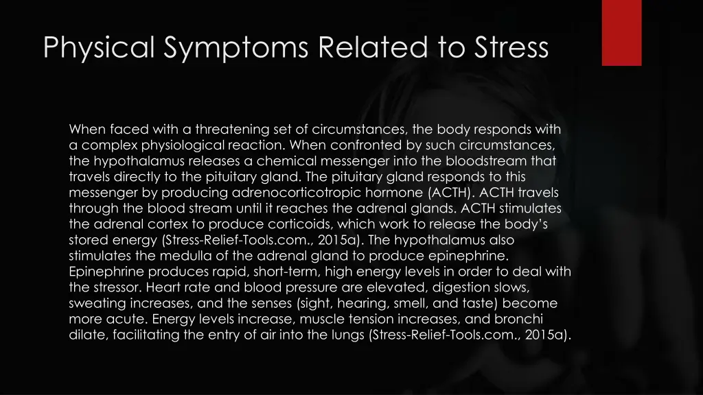 physical symptoms related to stress