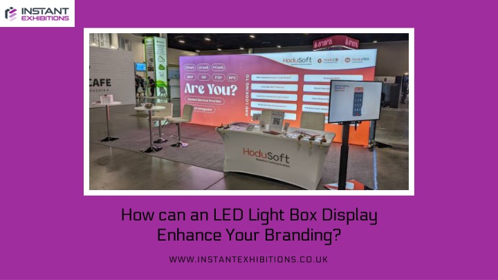 how can an led light box display enhance your