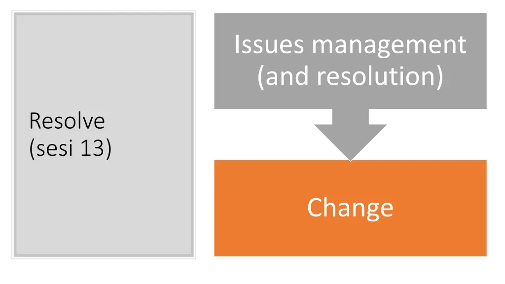 issues management and resolution