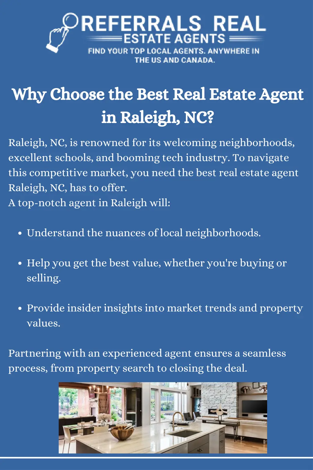 why choose the best real estate agent in raleigh