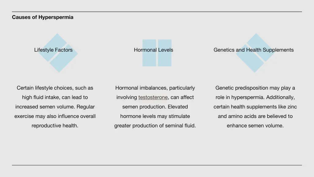 causes of hyperspermia