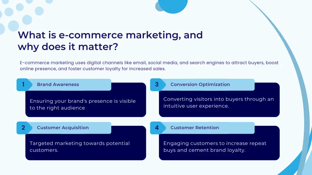 what is e commerce marketing and why does