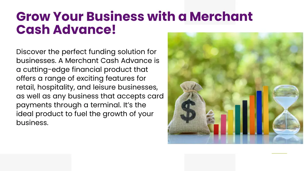 grow your business with a merchant cash advance