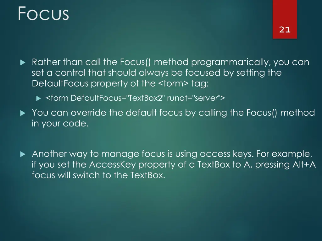 focus 1