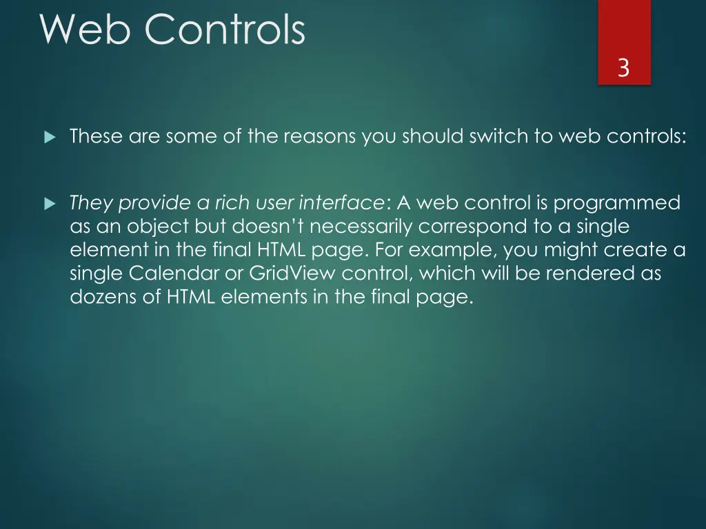 web controls 1