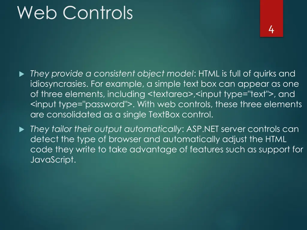 web controls 2