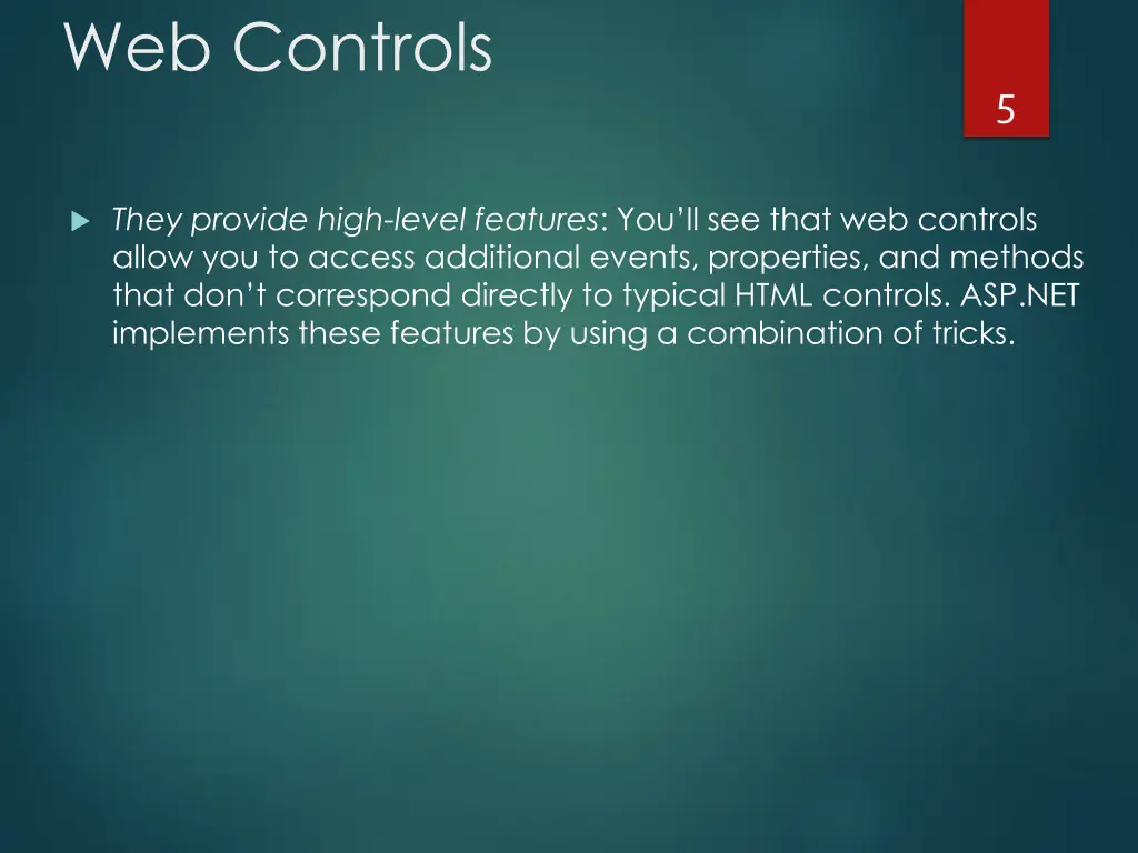 web controls 3