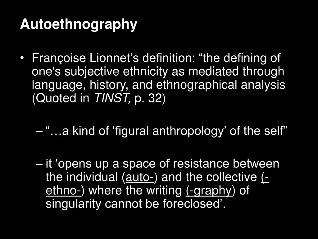 autoethnography 4