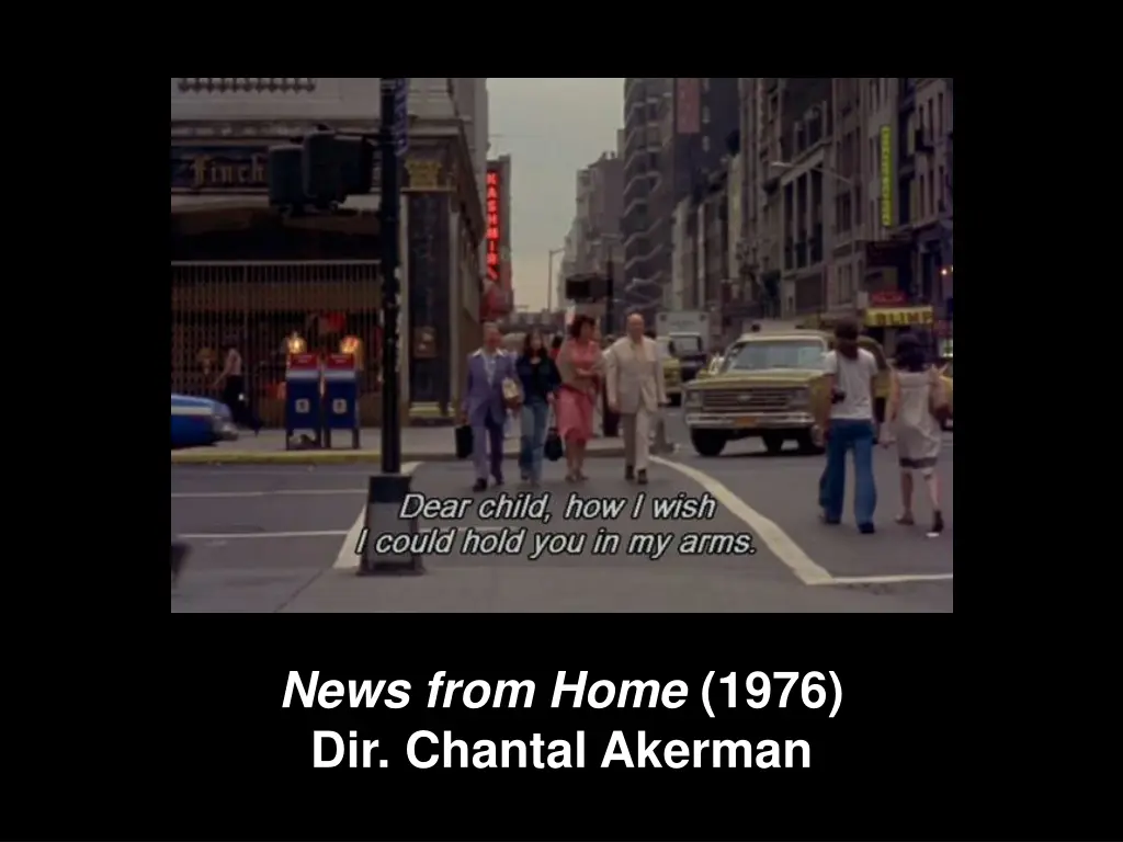 news from home 1976 dir chantal akerman