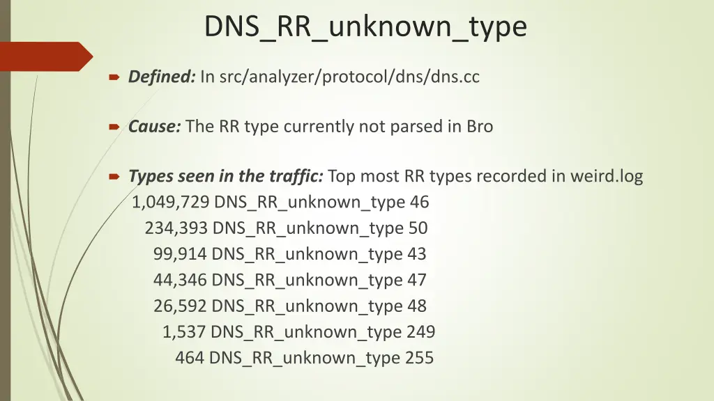 dns rr unknown type