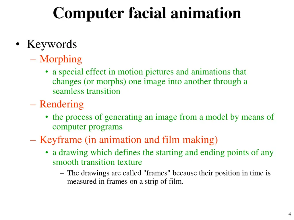 computer facial animation 1