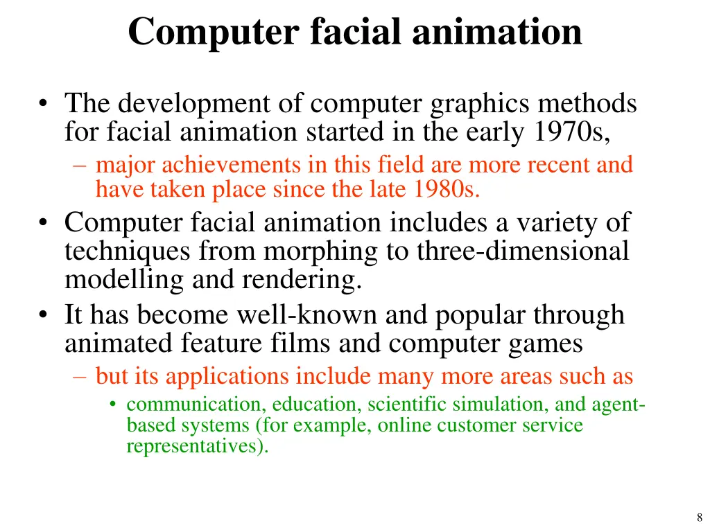 computer facial animation 5