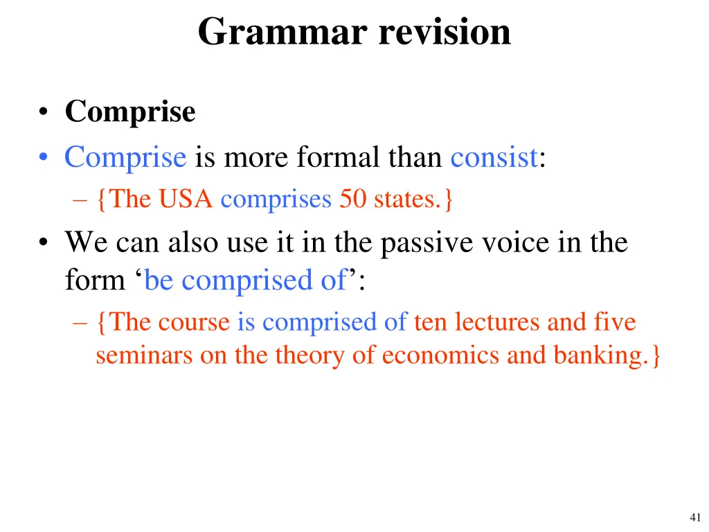 grammar revision 2