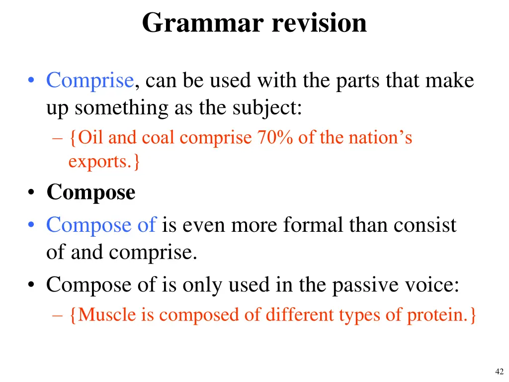 grammar revision 3