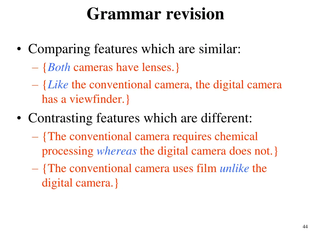 grammar revision 5