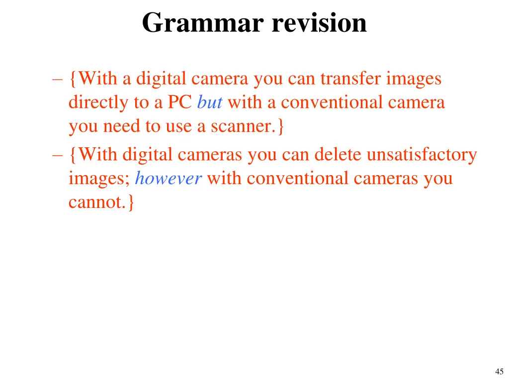 grammar revision 6