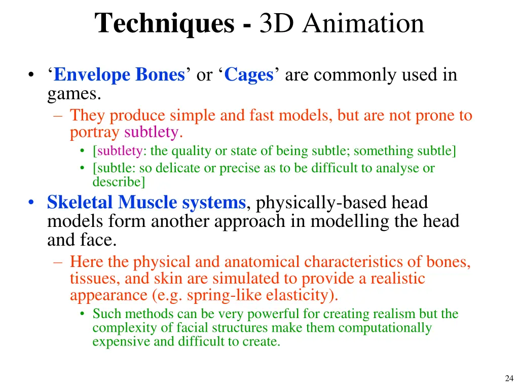 techniques 3d animation 4