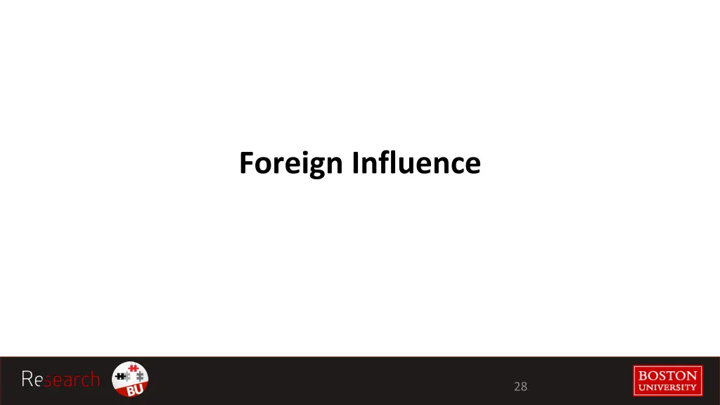 foreign influence