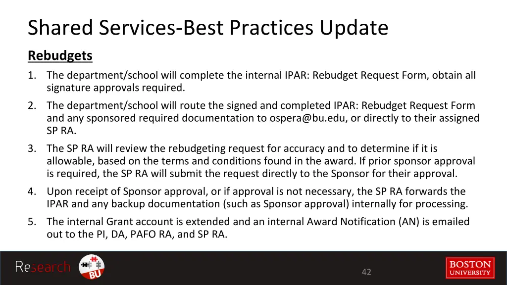 shared services best practices update 2