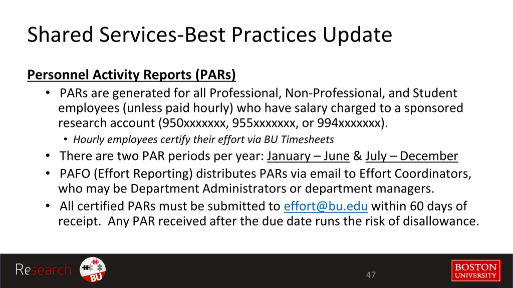 shared services best practices update 5