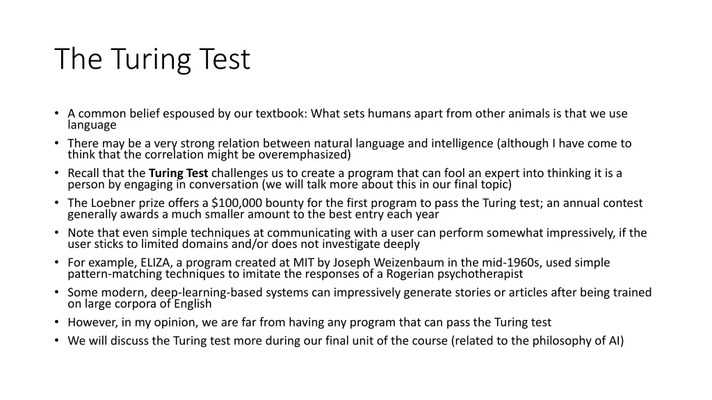 the turing test