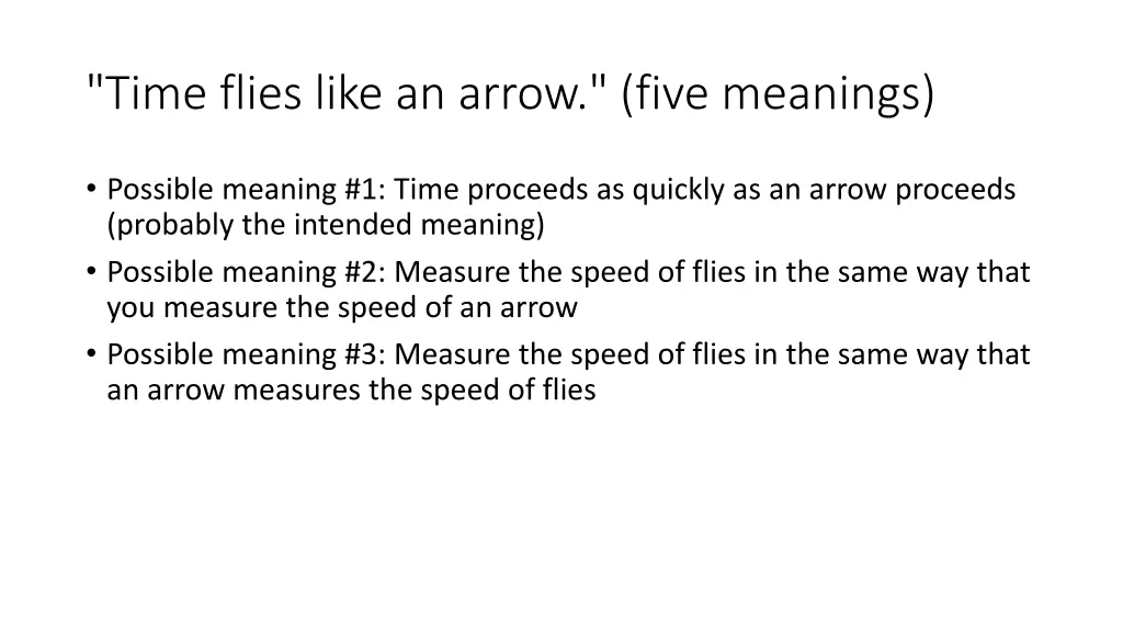 time flies like an arrow five meanings 2