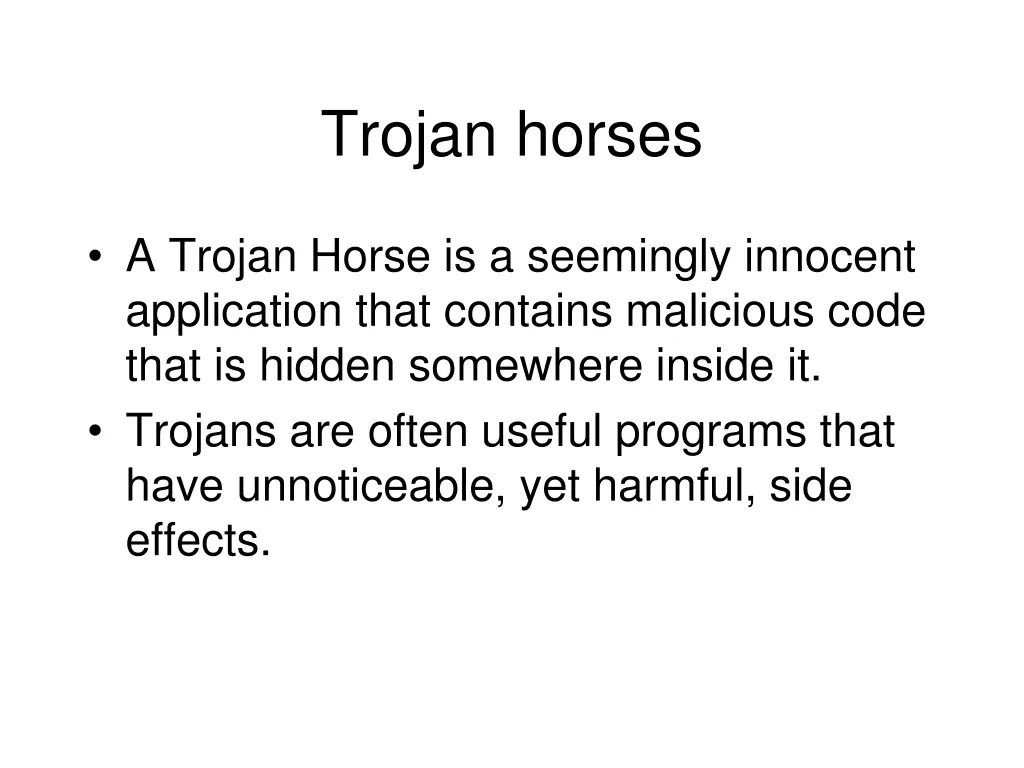 trojan horses