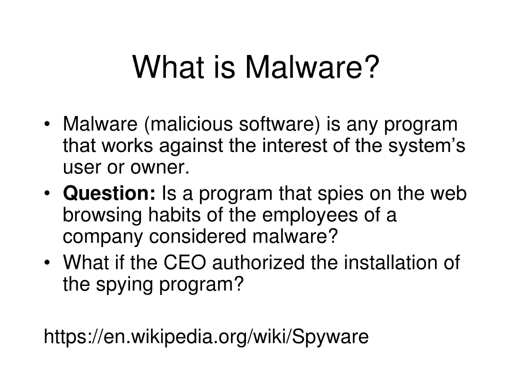 what is malware