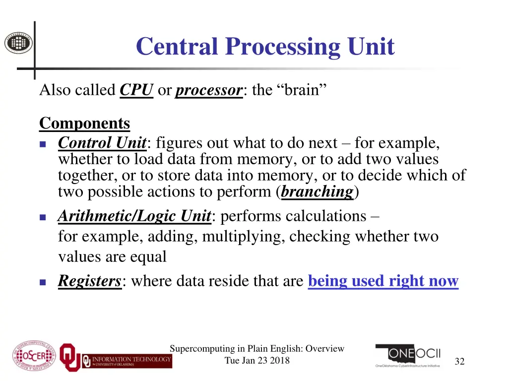 central processing unit