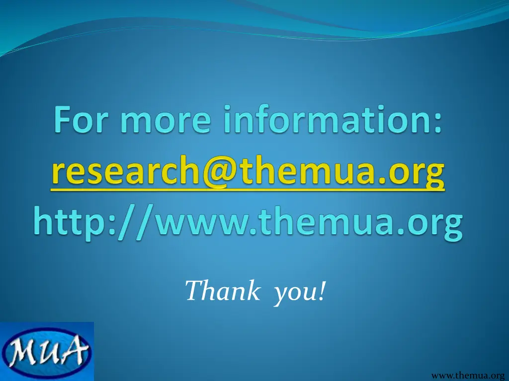 research@themua org