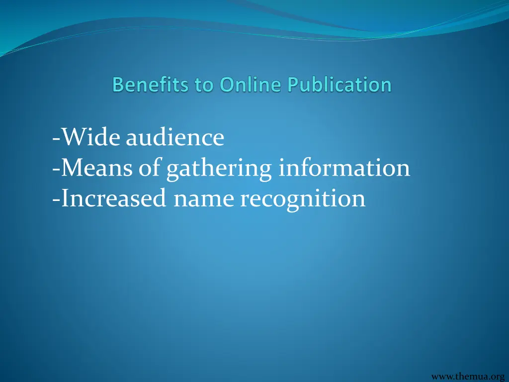 wide audience means of gathering information