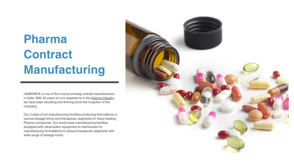 pharma contract manufacturing