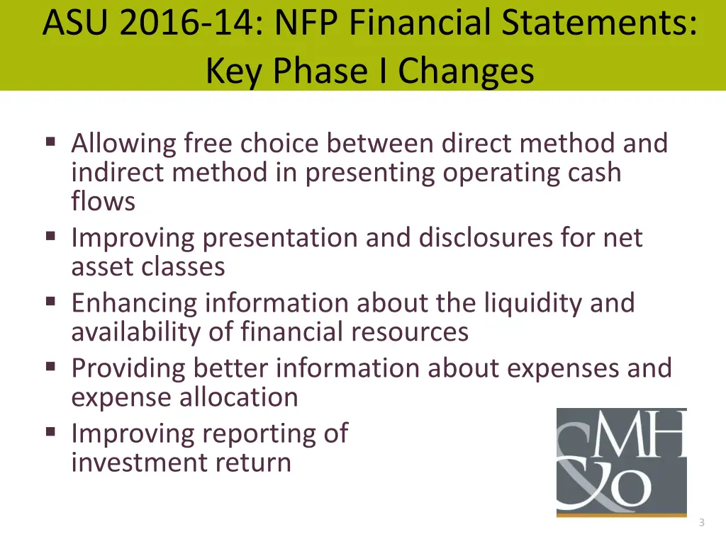 asu 2016 14 nfp financial statements key phase